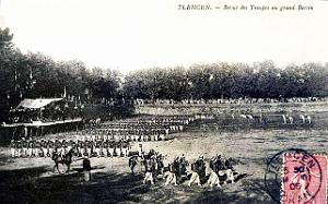 Tlemcen - Revue des Troupes au Grand Bassin